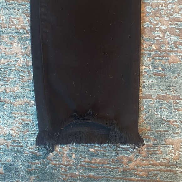 Levi’s Premium Women’s 724 High Rise Straight Crop Black Denim Jeans Siz… - Picture 10 of 14